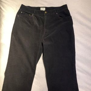 black Corduroys Pants 36x30